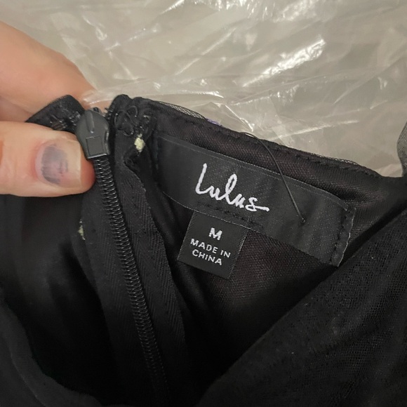 Thriving Poise Black 3D Floral Embroidered Tie-Strap Maxi Dress - Picture 2 of 5